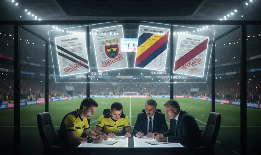 Futbolun Zirvesinde Disiplin Şoku: Kulüpler Kasasından Servet Çıkacak