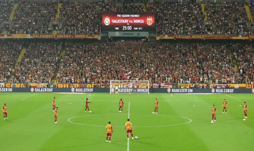 Galatasaray’ın Yeni Sezon Provası: Monza Karşısında Kritik Test
